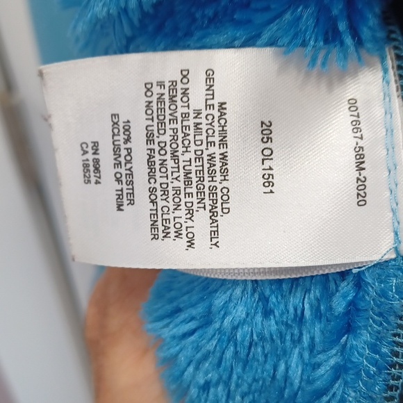 Bluw Fleece Faux Fur fuzzy soft Velour hoodie coat jacket med Mountain Hard Ware - Picture 15 of 15